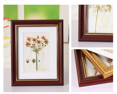 6寸相框?qū)嵞練W式擺臺(tái)創(chuàng)意照片墻掛墻佳能富士米家打印機(jī)相片外框